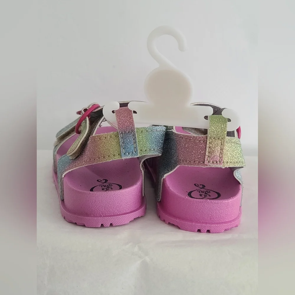 Baby Girl 143 Girls Rainbow Multicolor Sandals Size 4